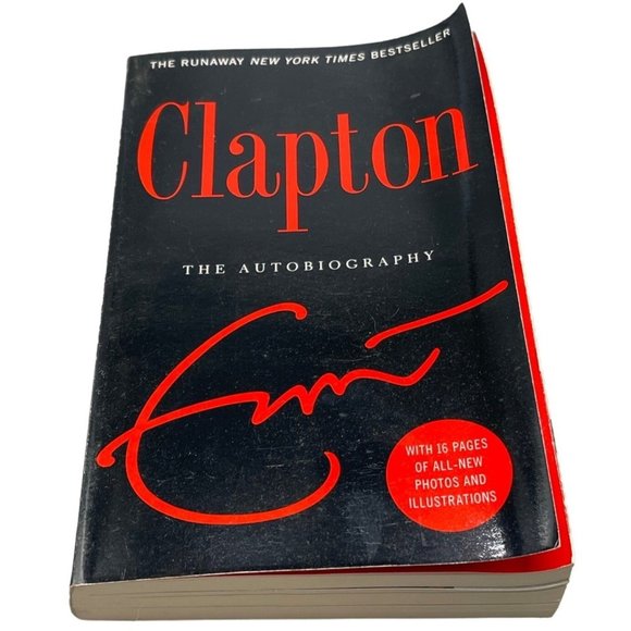 Clapton the autobography paperback book 2007 E.C. music limited published READ - Picture 1 of 6